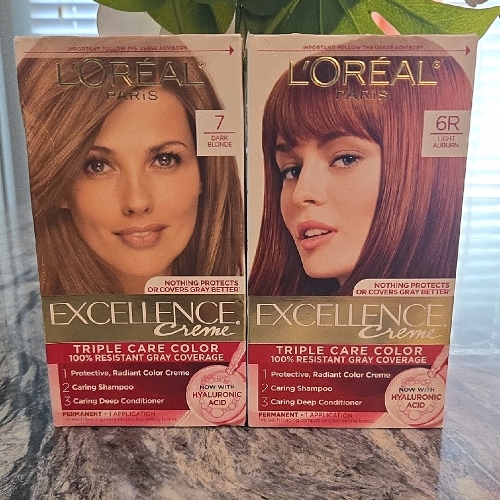 L'Oreal Excellence Creme - Dark Blonde & Light Auburn